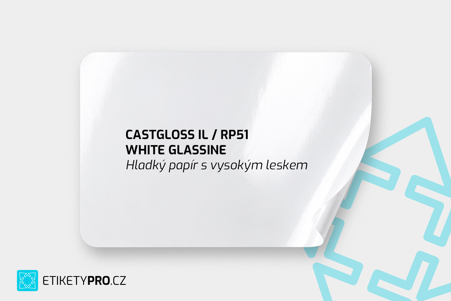 CASTGLOSS IL: RP51: WHITE GLASSINE