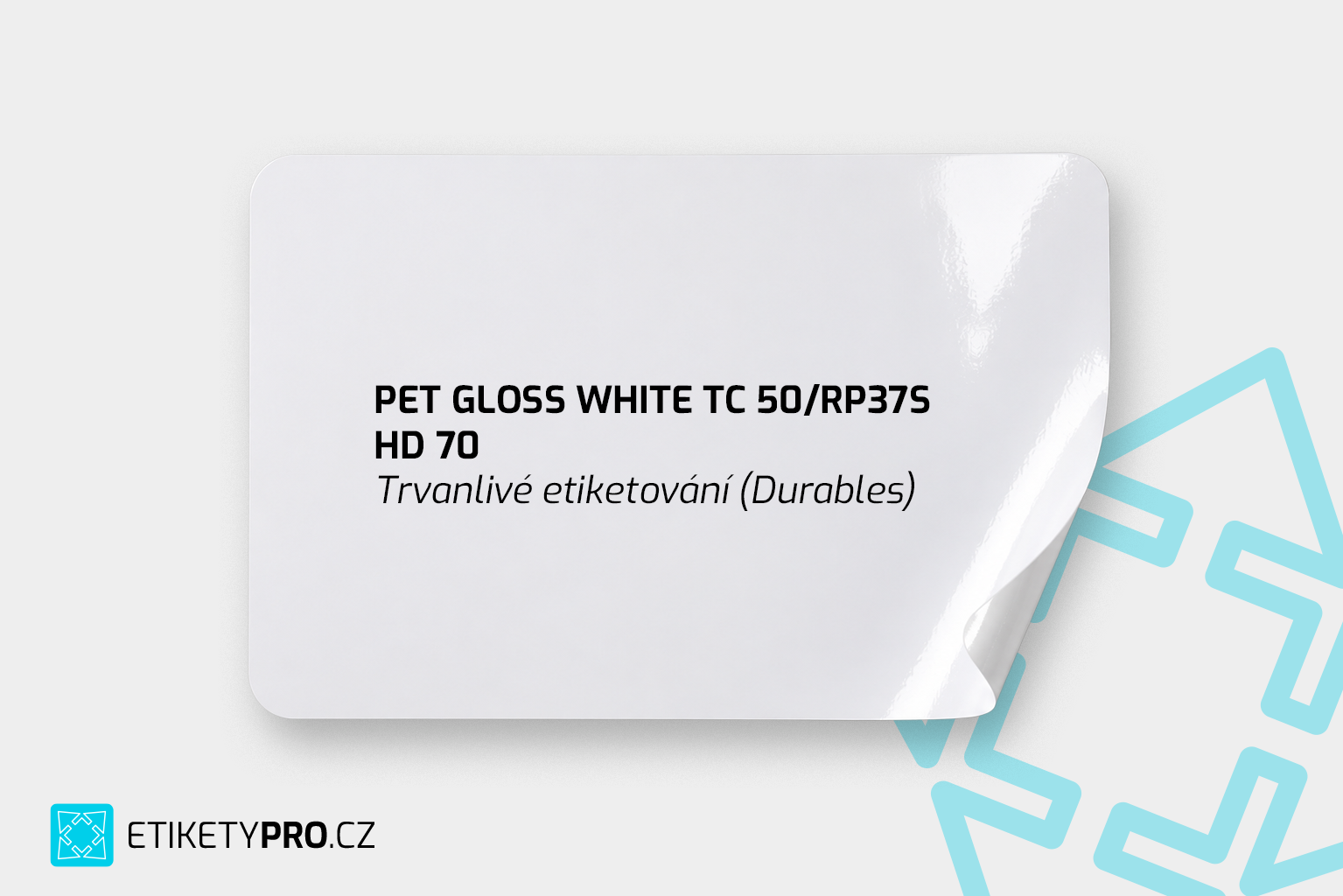 PET GLOSS WHITE TC 50
